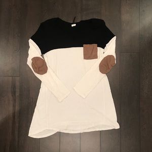 • COLOR BLOCK LONG SLEVE TOP •